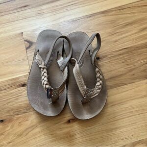 Rainbow Women's Braided Tan Sandals